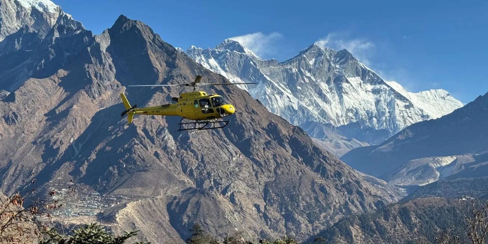 Everest Base Camp Helicopter Tour with Landing — Premium